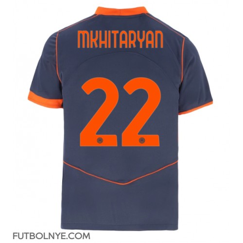 Camiseta Inter Milan Henrikh Mkhitaryan #22 Tercera Equipación 2025-26 manga corta